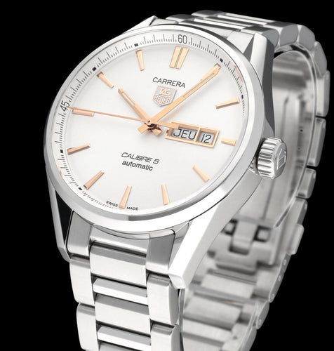 TAG Heuer Carrera-horloge - Horloge WAR201D-1 in staal 58 Facettes TAG/CAR/010