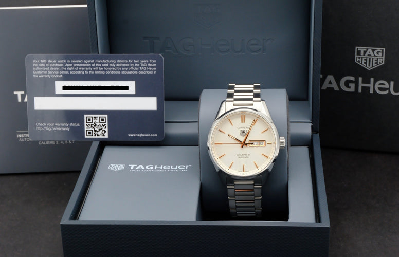 TAG Heuer Carrera-horloge - Horloge WAR201D-1 in staal 58 Facettes TAG/CAR/010