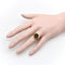 Ring 53 14K gold spinning ring with antique coin 58 Facettes A20087