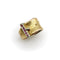 Anillo 51 Anillo con cierre italiano de oro de 18 quilates y rubíes 58 Facettes A20085