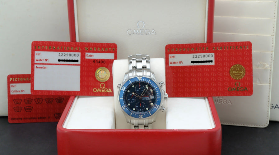 Omega Seamaster sat - Sat 2225.80.00 od čelika, 2008 58 Facettes OMG/SEA/384