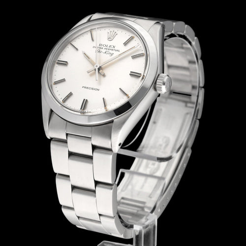 Relógio Rolex Air King Precision - Relógio 5500 em aço 58 Facettes ROL/AIK/223