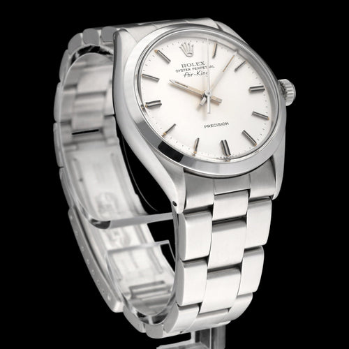 Relógio Rolex Air King Precision - Relógio 5500 em aço 58 Facettes ROL/AIK/223