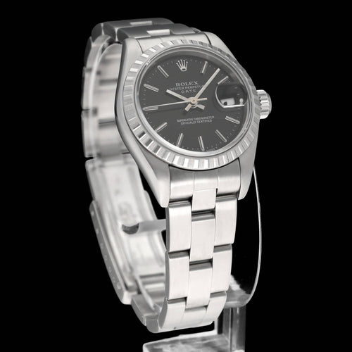 Rolex Oyster Perpetual Lady Date -kello - teräskello 58 Facettes ROL/LDJ/631