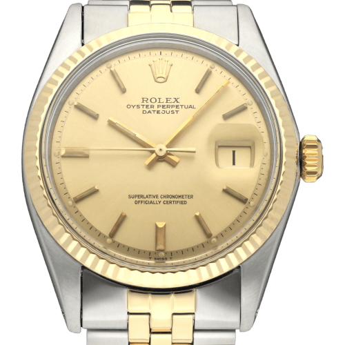 Relógio Rolex Datejust - Relógio 1601 em ouro e aço 58 Facettes ROL\/DJ1\/1375