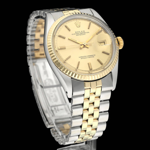 Relógio Rolex Datejust - Relógio 1601 em ouro e aço 58 Facettes ROL\/DJ1\/1375