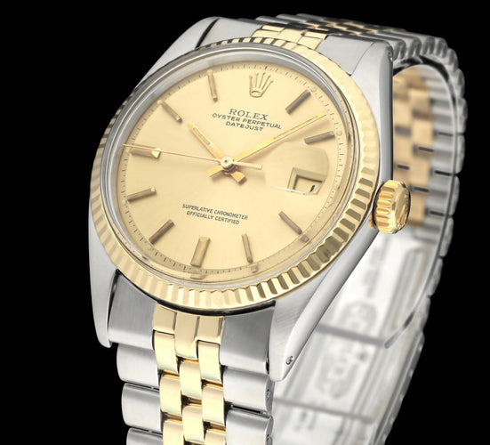 Relógio Rolex Datejust - Relógio 1601 em ouro e aço 58 Facettes ROL\/DJ1\/1375
