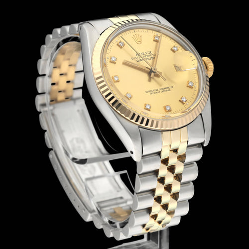 Rolex Datejust sat - Sat 16013G od zlata i čelika 58 Facettes ROL/DJ1/1374