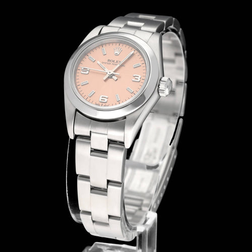 Rolex Oyster Perpetual-klocka - Lady 76080-klocka i stål 58 Facettes ROL/OOP/219