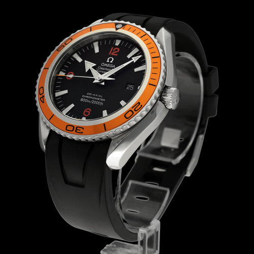 Montre Omega Seamaster Planet Ocean - Montre en acier, 2007 58 Facettes OMG/SEA/288