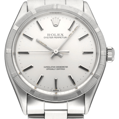 Rolex Oyster Perpetual ur - 34 mm ur i stål, 1972 58 Facettes ROL/OOP/220