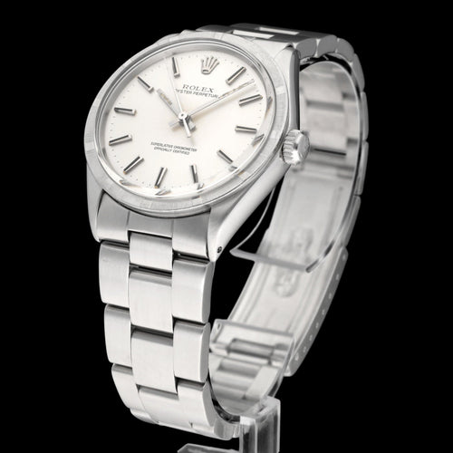 Rolex Oyster Perpetual ur - 34 mm ur i stål, 1972 58 Facettes ROL/OOP/220