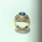 Ring i 18 karat gult guld, safir och diamanter 58 Facettes 260111