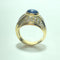 Ring i 18 karat gult guld, safir och diamanter 58 Facettes 260111