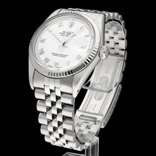 Orologio Rolex Datejust - Orologio 16014 in acciaio 58 Facettes ROL/DJ1/1350