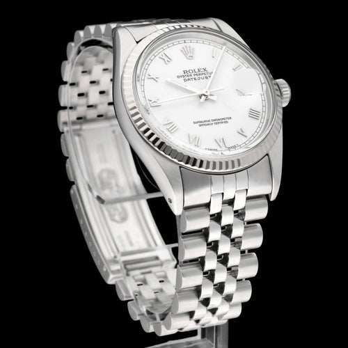 Orologio Rolex Datejust - Orologio 16014 in acciaio 58 Facettes ROL/DJ1/1350