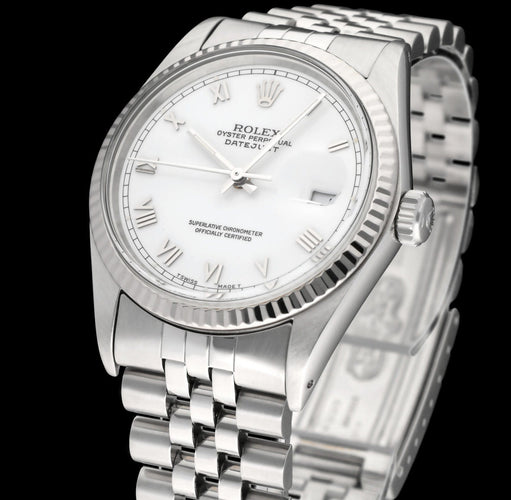 Orologio Rolex Datejust - Orologio 16014 in acciaio 58 Facettes ROL/DJ1/1350