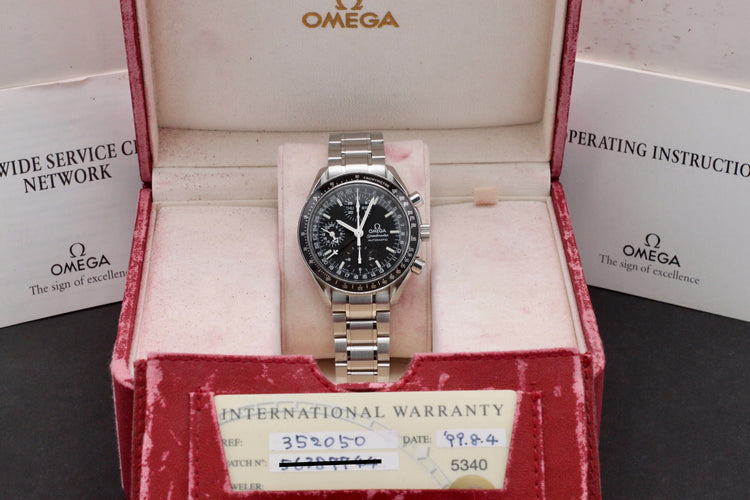 Montre Omega Speedmaster - Montre Day Date 3520.50.00 en acier 58 Facettes OMG/SPE/526
