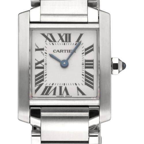 手表 Cartier Tank Française - 2384 型钢制手表 58 Facettes CRT/TNK/008