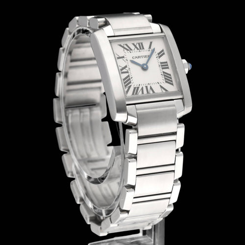 手表 Cartier Tank Française - 2384 型钢制手表 58 Facettes CRT/TNK/008