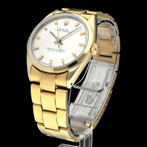 Relógio Rolex Oyster Perpetual - Relógio de 34 mm em ouro e aço 58 Facettes ROL/OOP/221