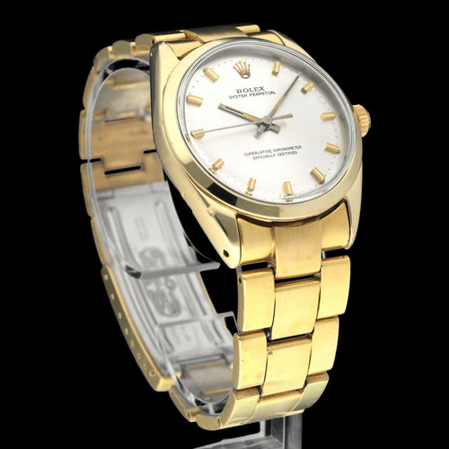 Relógio Rolex Oyster Perpetual - Relógio de 34 mm em ouro e aço 58 Facettes ROL/OOP/221