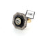 Bague 53 Bague en or jaune et blanc 18 kt avec diamants 58 Facettes 299/26 D