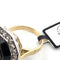Bague 53 Bague en or jaune et blanc 18 kt avec diamants 58 Facettes 299/26 D