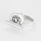 Bague 52 Hermès Croisette - Bague grand modèle en argent 58 Facettes 58FC42