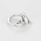 Bague 52 Hermès Croisette - Bague grand modèle en argent 58 Facettes 58FC42