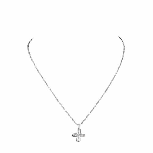 Pendentif Bvlgari Croce - Pendentif en or blanc 18K et diamants pavés 58 Facettes bbs0qdjdva