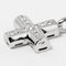 Collier Bvlgari - Collier Croce en or blanc 18K et diamants pavés 58 Facettes bbs0qdjdva