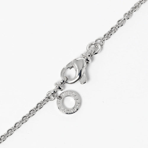 Collier Bvlgari - Collier Croce en or blanc 18K et diamants pavés 58 Facettes bbs0qdjdva