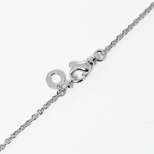 Collier Bvlgari - Collier Croce en or blanc 18K et diamants pavés 58 Facettes bbs0qdjdva