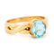 Bague 54.5 Bague en or 18k avec aigue-marine 58 Facettes C55F3438342149E987E65848C1D769E4