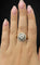 Bague 56 Anello Halo - Bague en or jaune avec diamant central 2,30 ct 58 Facettes