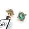 Boucles d'oreilles Boucles d’oreilles - or jaune avec émeraudes et diamants 58 Facettes 68/26 B
