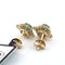 Boucles d'oreilles Boucles d’oreilles - or jaune avec émeraudes et diamants 58 Facettes 68/26 B