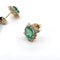 Boucles d'oreilles Boucles d’oreilles - or jaune avec émeraudes et diamants 58 Facettes 68/26 B