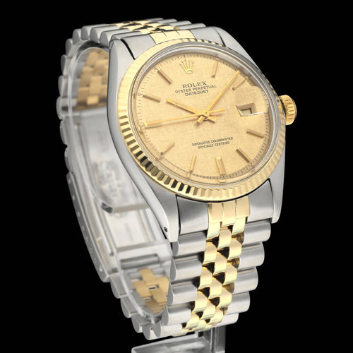 Montre Rolex Datejust - Montre automatique 1601 en or et acier 58 Facettes ROL/DJ1/1176