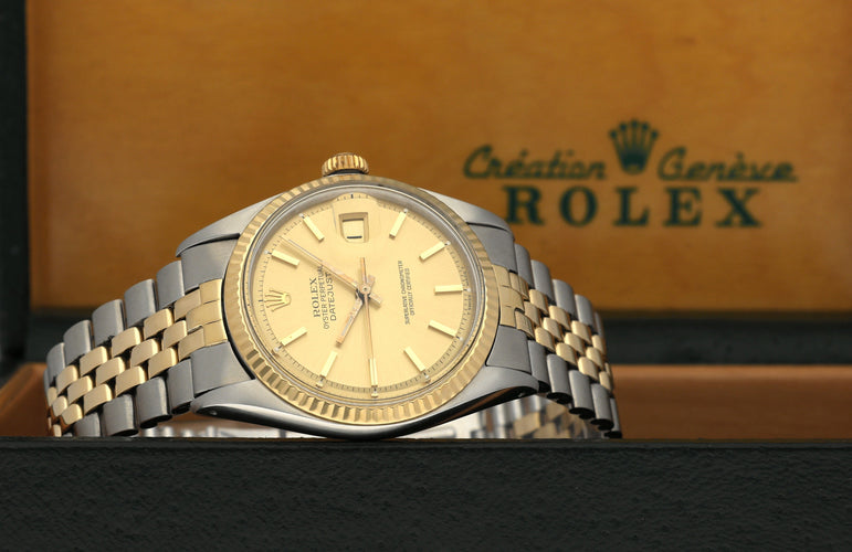 Montre Rolex Datejust - Montre automatique en or/acier 58 Facettes ROL/DJ1/1163