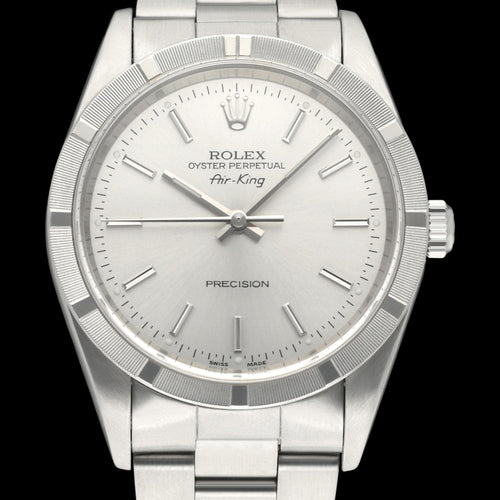 Montre Rolex Air King Precision 14010 - Montre en acier 58 Facettes ROL/AIK/186