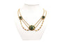 Collier Napoléon III - Collier en or jaune 18 carats, émail et strass 58 Facettes 23061