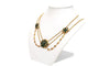 Collier Napoléon III - Collier en or jaune 18 carats, émail et strass 58 Facettes 23061