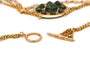 Collier Napoléon III - Collier en or jaune 18 carats, émail et strass 58 Facettes 23061