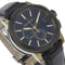 Montre Gucci 101G - Montre chronographe quartz en acier inoxydable et cuir Guccissima 58 Facettes adkakg