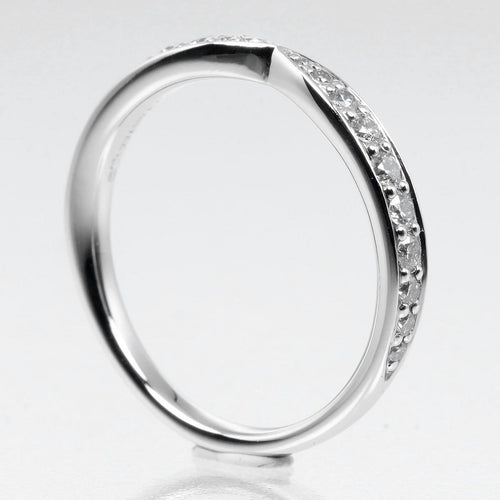 Bague Tiffany & Co. - Bague Harmony Band en platine et diamants 58 Facettes abov0c