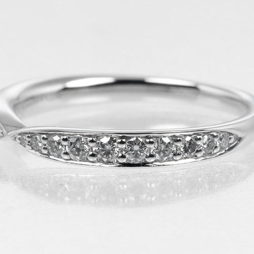 Bague Tiffany & Co. - Bague Harmony Band en platine et diamants 58 Facettes abov0c