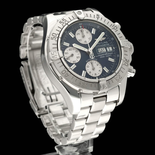 Часовник Breitling Superocean - Хронографски часовник II A13340 от стомана 58 Facettes BTL/SOC/104