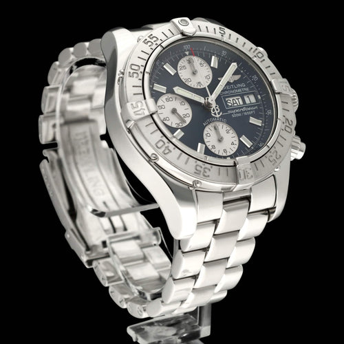 Часовник Breitling Superocean - Хронографски часовник II A13340 от стомана 58 Facettes BTL/SOC/104